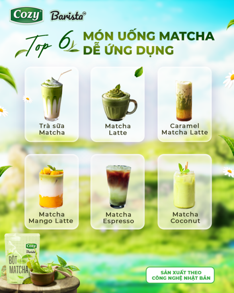 Bột Trà Xanh MATCHA COZY Barista - Gói 200gr