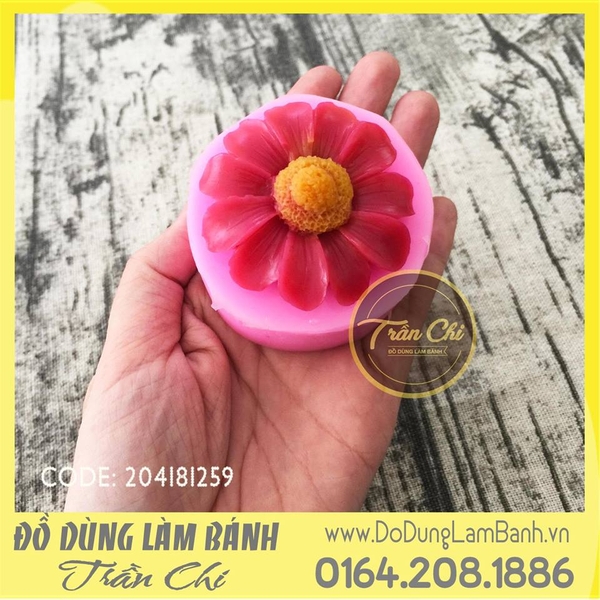Khuôn silicone hoa DÃ QUỲ (F0743)