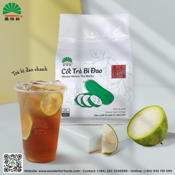 Cốt Trà Bí Đao WONDERFUL - Cục 550gr