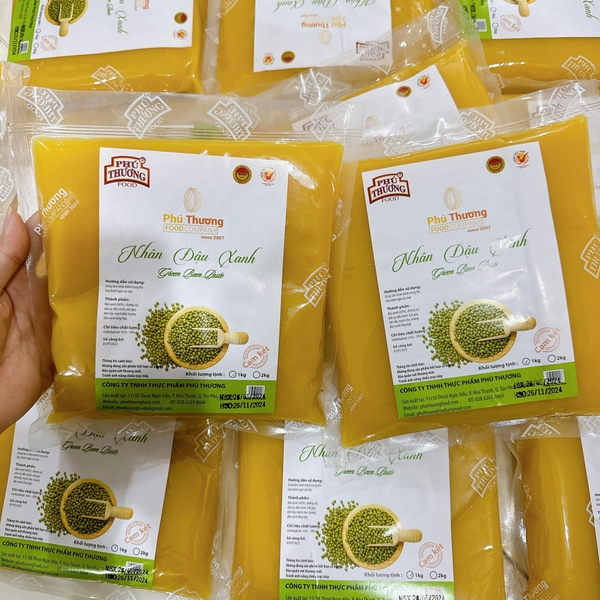 PTFOOD - Nhân Trung Thu ĐẬU XANH - Gói 1kg