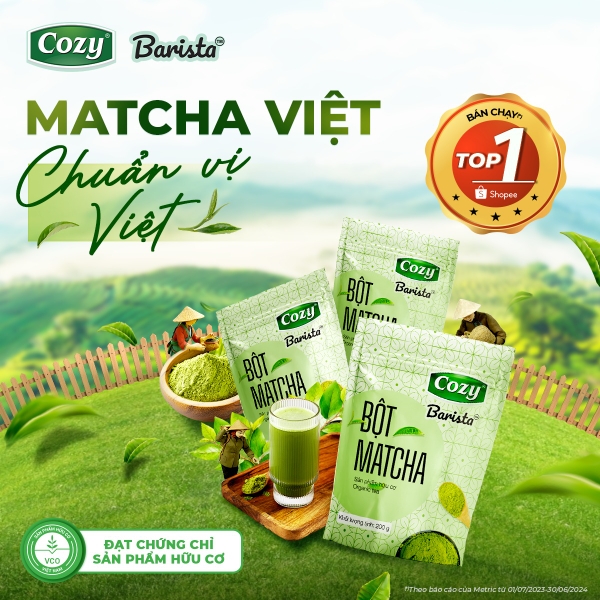 Bột Trà Xanh MATCHA COZY Barista - Gói 200gr