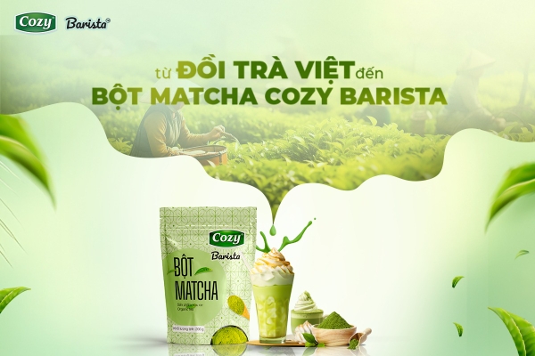 Bột Trà Xanh MATCHA COZY Barista - Gói 200gr