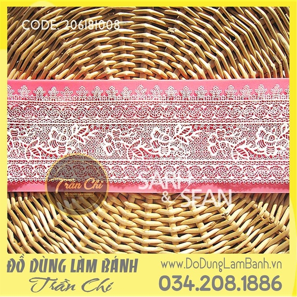 Khuôn silicone Fondant lace - Style 2