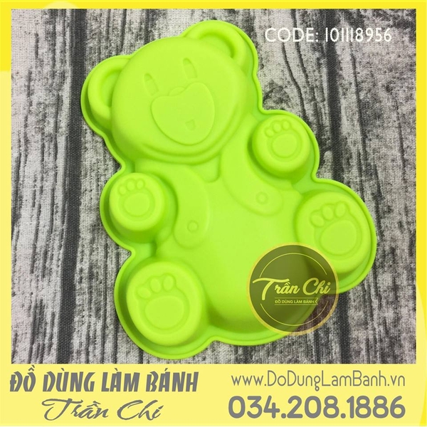 Khuôn silicone Gấu ngồi 1c lớn