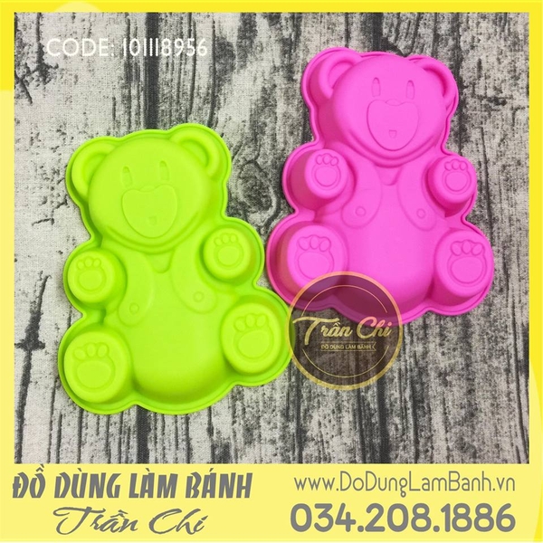 Khuôn silicone Gấu ngồi 1c lớn