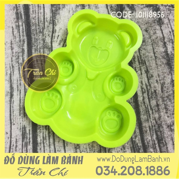 Khuôn silicone Gấu ngồi 1c lớn