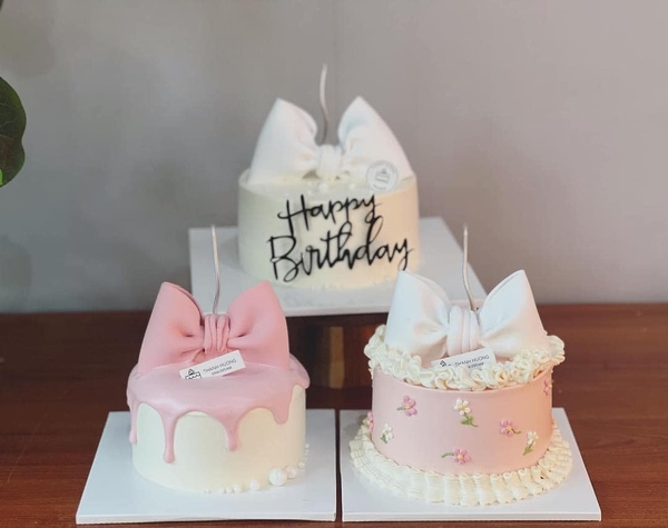 Nơ đất nặn 12x7cm - Màu HỒNG