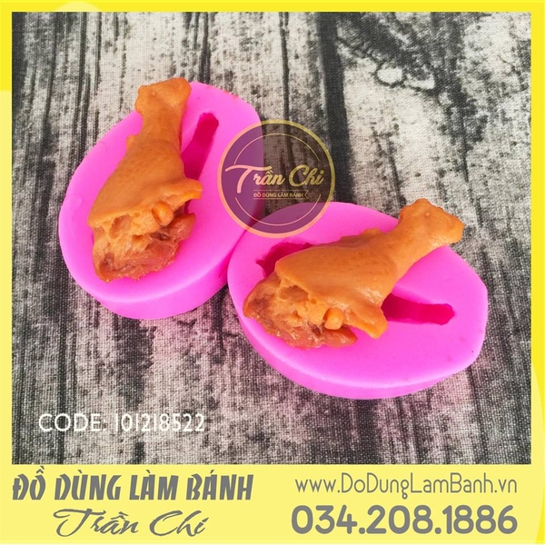 Khuôn silicone Đùi gà NHỎ