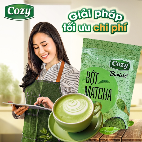Bột Trà Xanh MATCHA COZY Barista - Gói 100gr