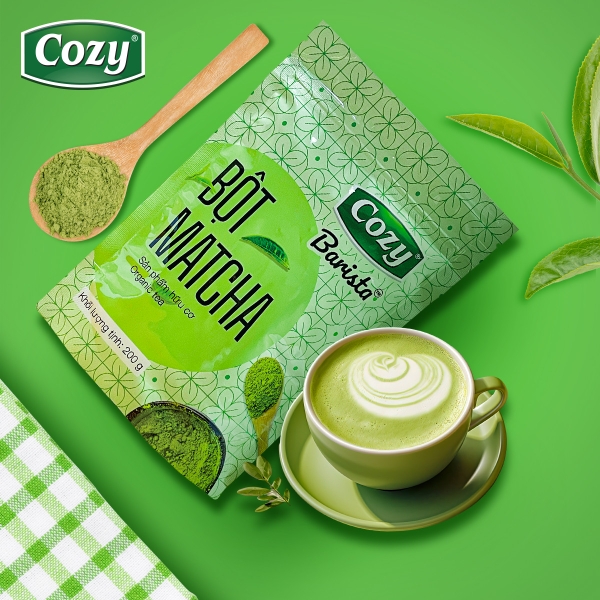 Bột Trà Xanh MATCHA COZY Barista - Gói 200gr