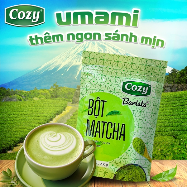 Bột Trà Xanh MATCHA COZY Barista - Gói 200gr