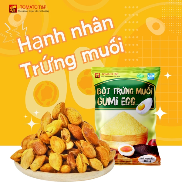 Bột Trứng Muối Gum Egg Tomato TORNADO - Gói 100gr