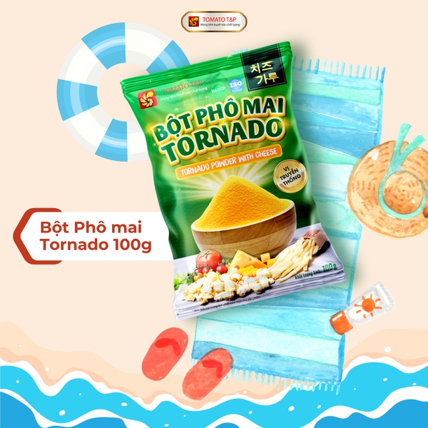 Bột Phô Mai Cam TORNADO vị Truyền Thống - Gói 100gr