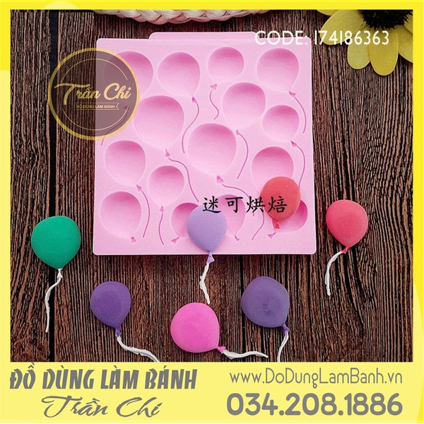 Khuôn silicone Bong bóng bay 15c