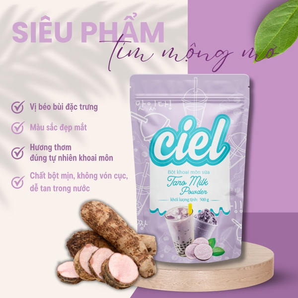 Bột Khoai Môn Sữa CIEL - Gói 500gr