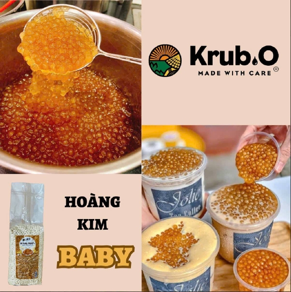 Trân Châu Hoàng Kim BABY Mini KRUBO - Gói 1kg