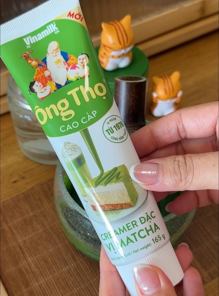 Creamer đặc Ông Thọ vị MATCHA Vinamilk - Tuýp 165gr