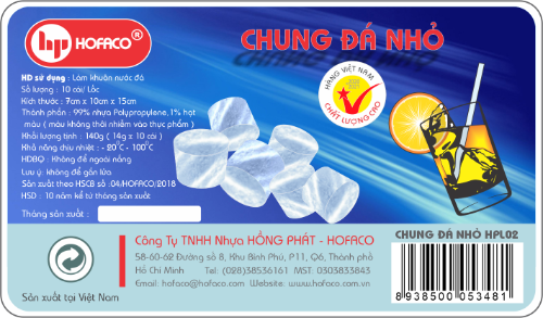 Chung Đá Nhựa TRÒN Nhỏ Hofaco - Lốc 10c (HPL02)