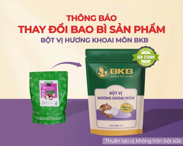 Bột vị hương Khoai Môn BKB - Gói 1kg (Mua 10 gói giảm 3k/1 gói)