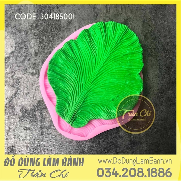 Khuôn silicone Lá xếp ly lớn (có bo)