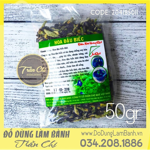 Hoa ĐẬU BIẾC khô - Gói 50gr (22/3)