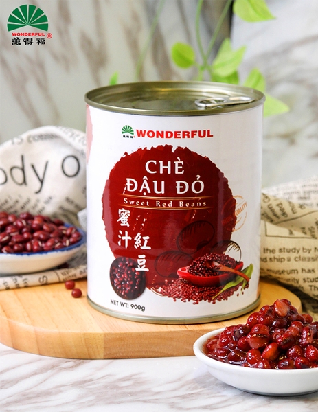 Chè Đậu Đỏ WONDERFUL - Lon 900gr