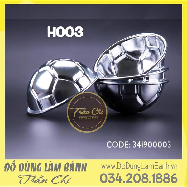 Khuôn nhôm trái banh - H003 (9cm)