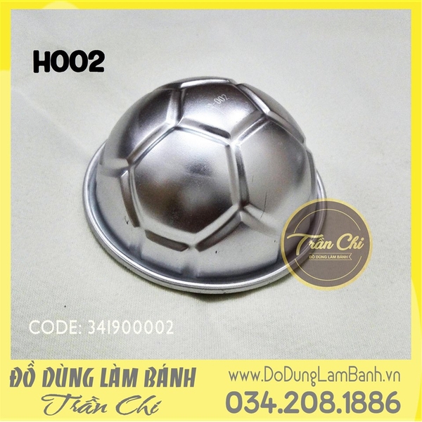 Khuôn nhôm trái banh - H002 (8cm)