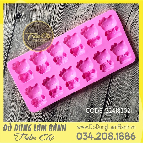 Khuôn silicone vỉ Kitty ôm 12 cung hoàng đạo