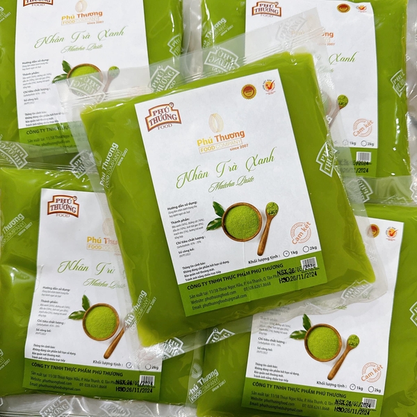 PTFOOD - Nhân Trung Thu TRÀ XANH - Gói 1kg