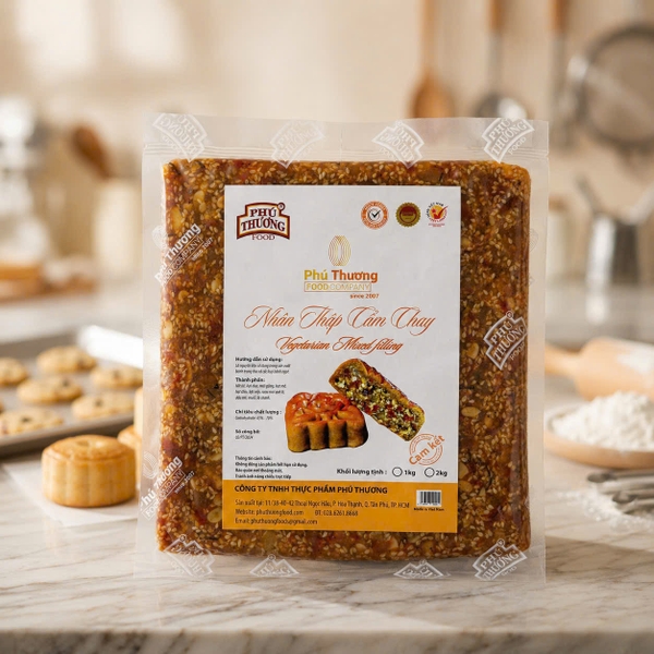 PTFOOD - Nhân Trung Thu THẬP CẨM CHAY - Gói 1kg