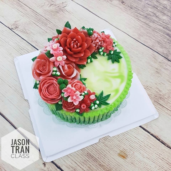 Khuôn silicone hoa Sen đá hồng xoắn