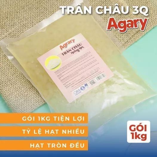 Thạch 3Q AGARY Trắng Hoàng Kim - Gói 1kg (12 gói giảm 1k/1 gói)