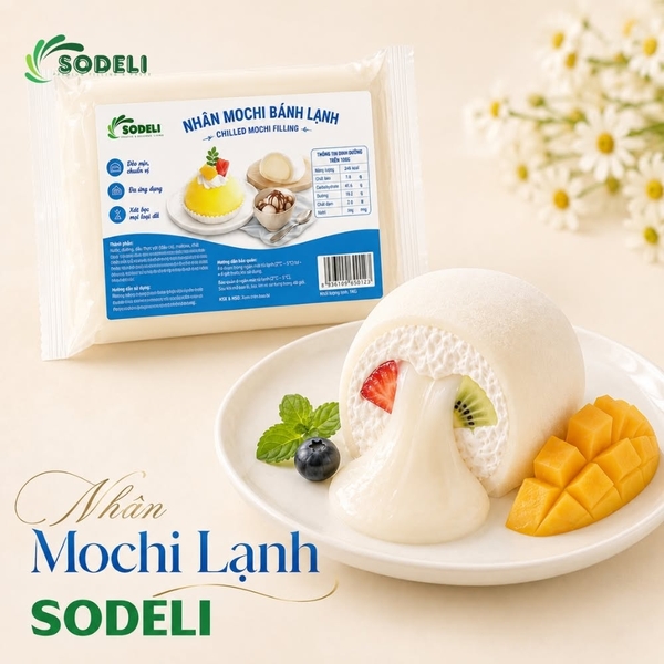 SODELI - Nhân Mochi Bánh LẠNH - Gói 1kg