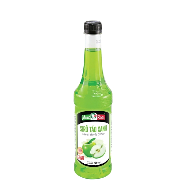 Siro Mama Rosa TÁO XANH - Chai 700ml