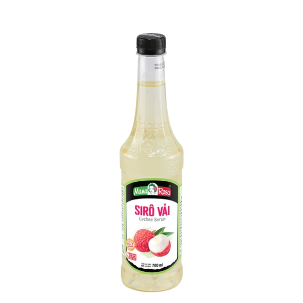Siro Mama Rosa VẢI - Chai 700ml