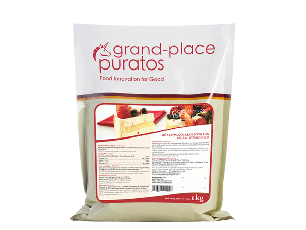 Bột trộn sẵn Bông Lan SPONGE GOLD Puratos - Gói 1kg (4116116)