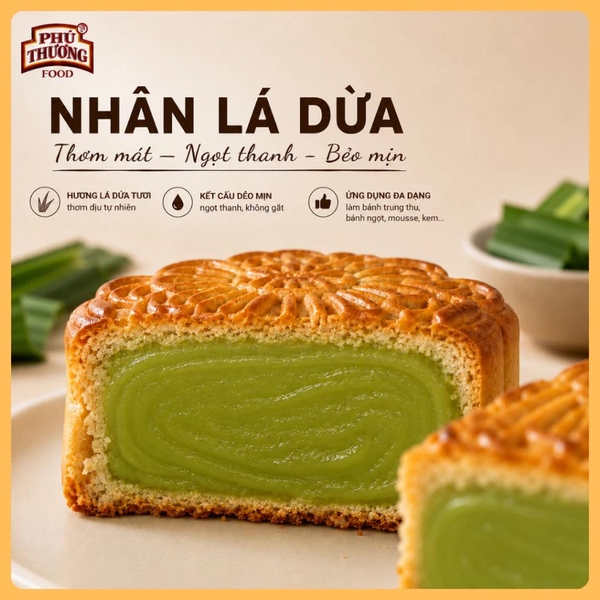 PTFOOD - Nhân Trung Thu LÁ DỨA - Gói 1kg