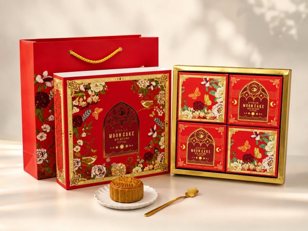 Hộp trung thu 4B (150-250gr) KIM KHUÊ 2026 - Lốc 10 bộ (DP26412)