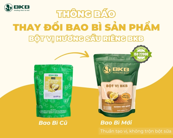 Bột vị hương Sầu Riêng BKB - Gói 1kg (Mua 10 gói giảm 3k/1 gói)