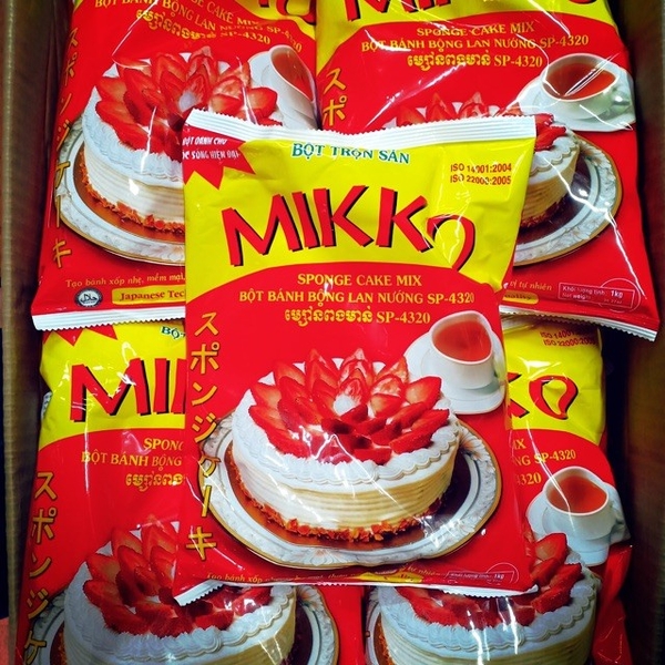 Bột trộn sẵn BÔNG LAN NƯỚNG SP-4320 MIKKO - Gói 1kg