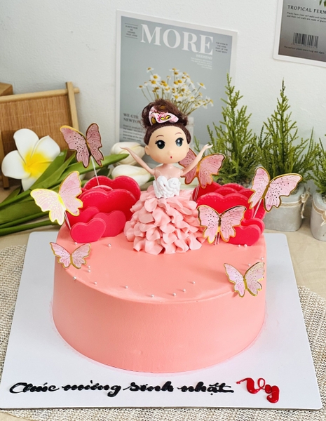 Búp Bê CHIBI 18cm trang trí bánh (không quần áo) - 1 con