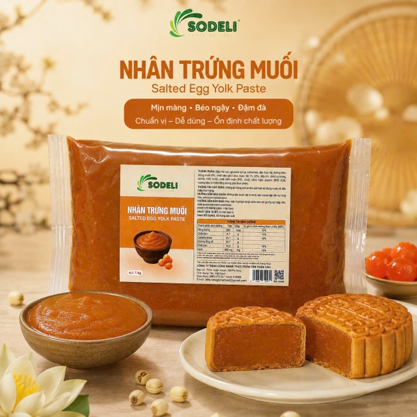 SODELI - Nhân Trứng Muối - Gói 1kg