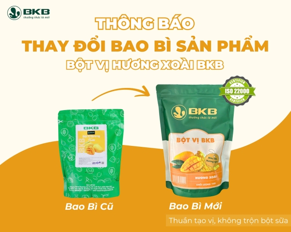 Bột vị hương Xoài BKB - Gói 1kg (Mua 10 gói giảm 3k/1 gói)