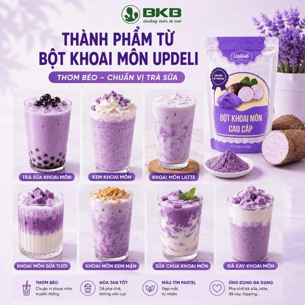 Bột Khoai Môn Cao Cấp UPDELI - Gói 500gr