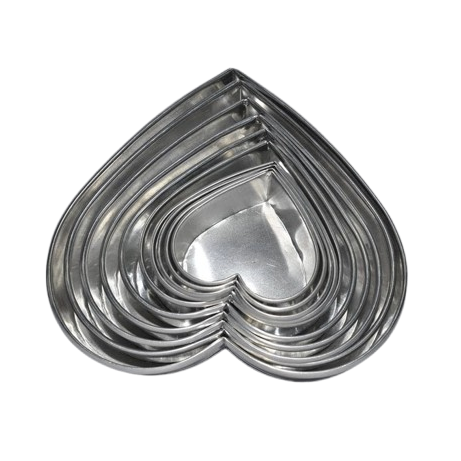 Khuôn Nhôm TIM Đế LIỀN - Size 20cm (cao 8cm) (TIL20)