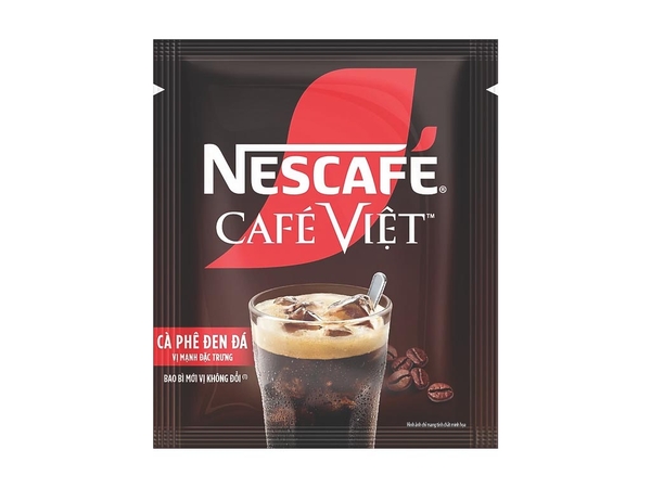 Nescafe Cafe Việt ĐEN ĐÁ Hòa Tan - HỘP 240gr (15 gói x 16gr)