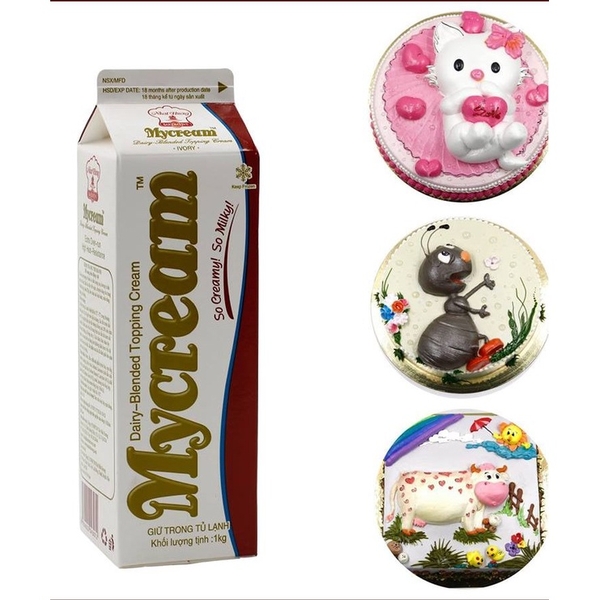 Kem trang trí bánh Topping MYCREAM NGÀ - Hộp 1kg