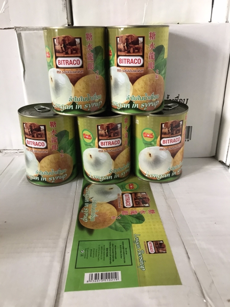 Nhãn ngâm BITRACO - Lon 565gr