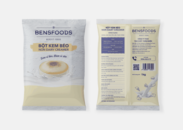 Bột Kem Béo BENSFOODS (Non Dairy Creamer) - Gói 1kg